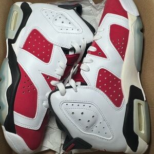 Jordan Air 6 Retro Black and White Sneakers